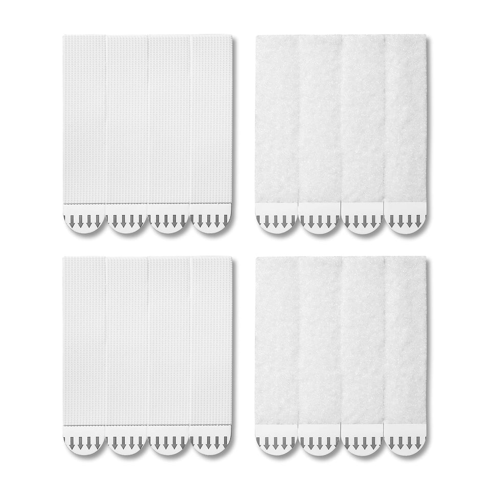 MOVELYST large picture strip adheres securely for damage-free wall hanging.