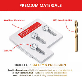 MOWABI M35 cobalt drill bit enables precise installation