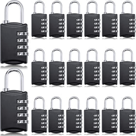 Moxweyeni 20-pcs 4-digit luggage locks set secures travel gear.