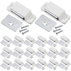 Moxweyeni 24-pack cabinet magnets secure doors with reliable closure