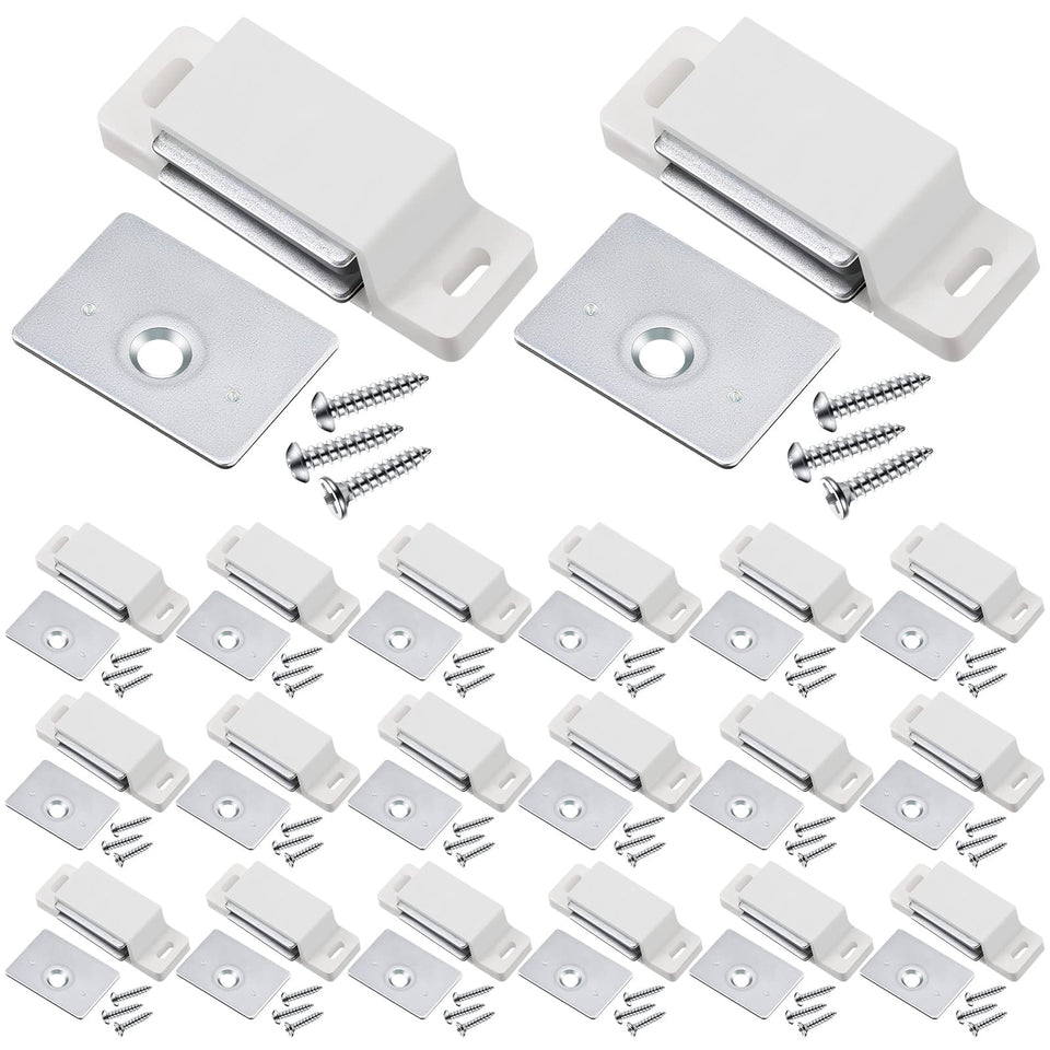 Moxweyeni 24-pack cabinet magnets secure doors with reliable closure