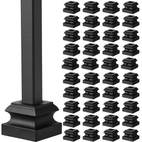 Moxweyeni baluster shoe satin black side view enhances stair safety