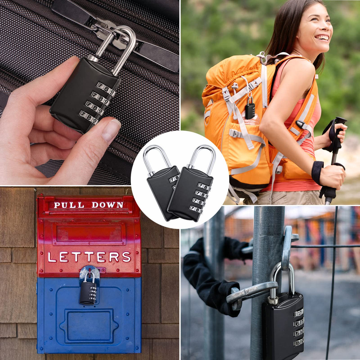 Moxweyeni locks suitable for luggage, gym lockers, and cases.