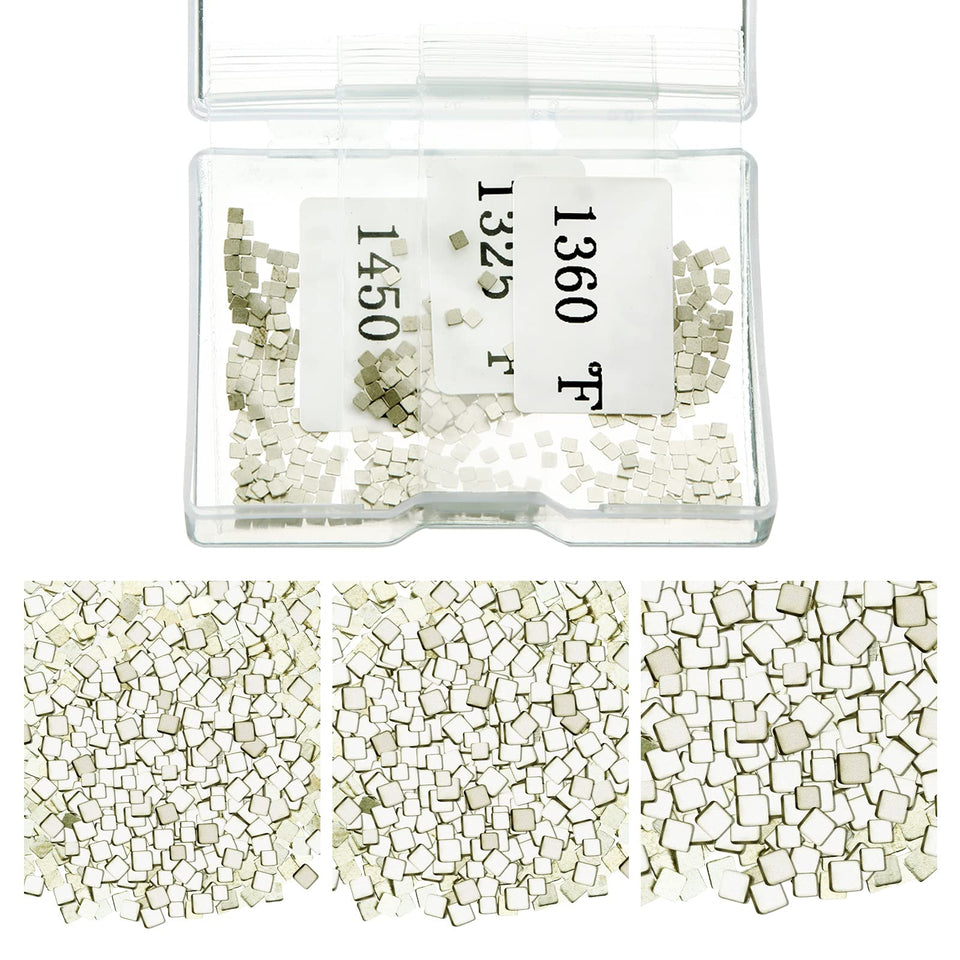 Moxweyeni silver solder chips 2x2mm close-up for precise jewelry welding.