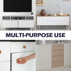 Moxweyeni white cabinet magnets suited for closets and drawers