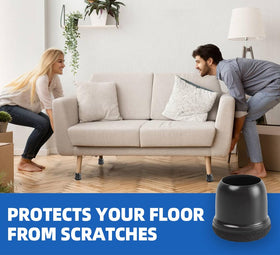 MOYOHIM full-wrap felt bottom cushions movement and reduces noise on hard surfaces.