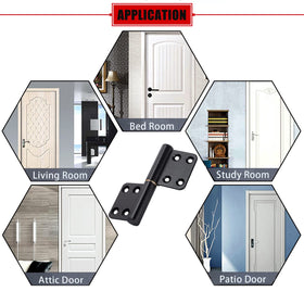 MOZCORN lift-off hinge 4x3.2 inch dimensions fit standard door frames