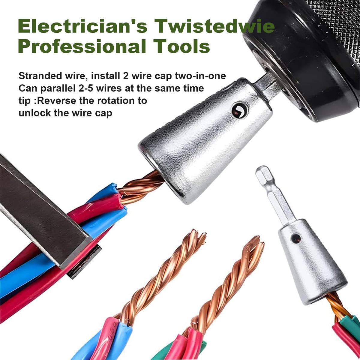 Mozeyerh durable zinc alloy construction for long-lasting electrical work