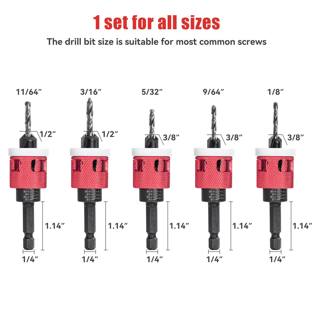 Mozeyerh HSS M2 pilot bits deliver rapid, durable cuts.