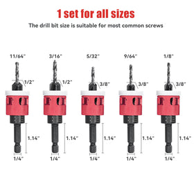 Mozeyerh HSS M2 pilot bits deliver rapid, durable cuts.