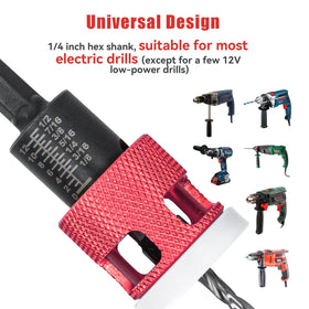 Mozeyerh plastic collar protects surfaces during countersinking.