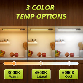 Mpotmiy 3-color-temperature LED under-cabinet light for task lighting