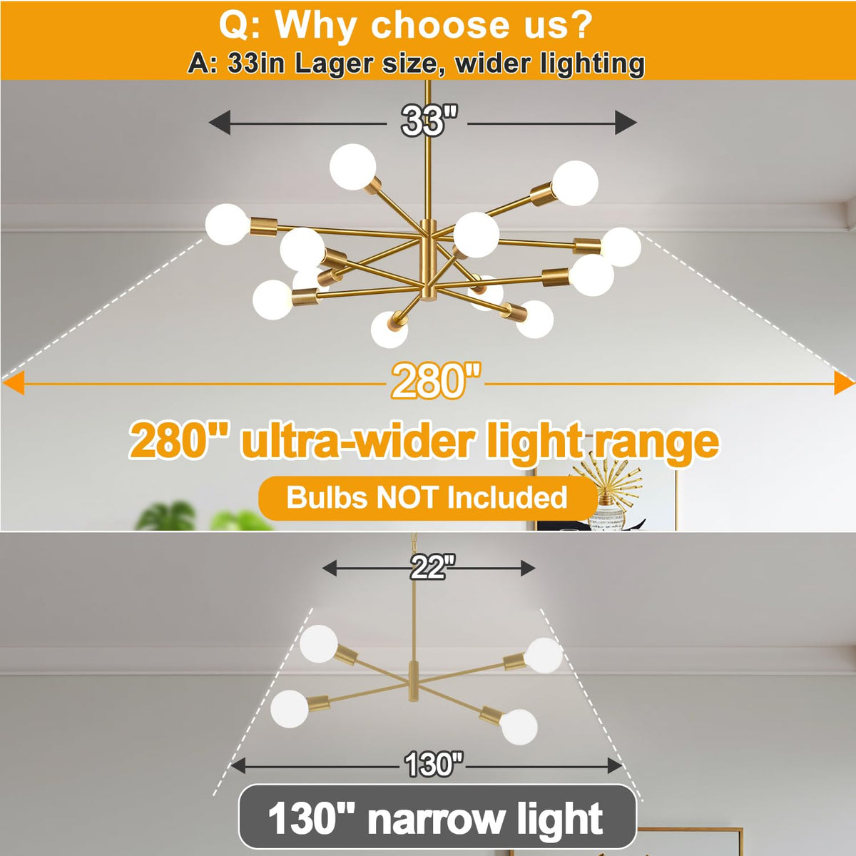 MQMQA height-adjustable rod system lets you tailor ceiling height for dining room balance.