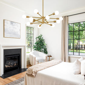 MQMQA stable multi-rod design works on flat and sloped ceilings.