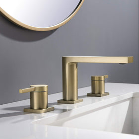 Spout height and length provide practical reach for larger sinks.