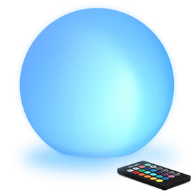 Mr.Go 8-inch LED glow ball for versatile mood lighting at home.