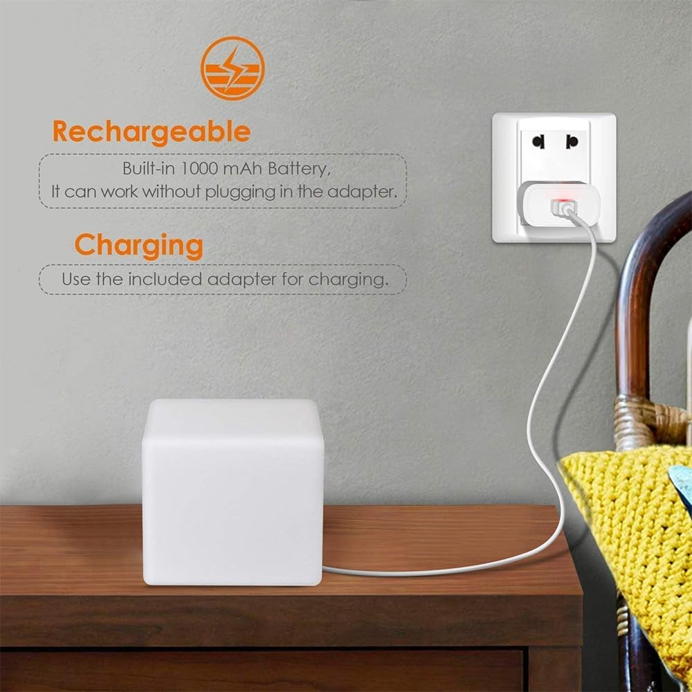 Mr.Go cordless portable night light ideal for indoor and light outdoor use.
