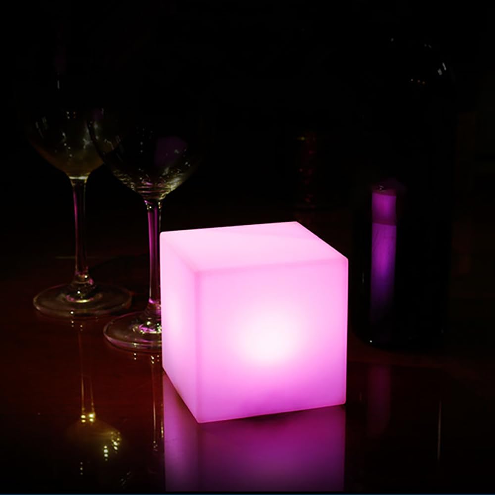 Mr.Go kid-friendly soft-light cube glows safely at bedside and during cuddle time.