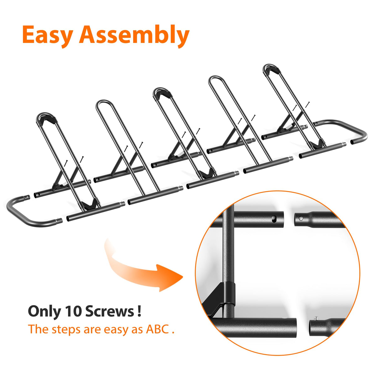 Mr IRONSTONE rack placed indoors and outdoors for versatile parking