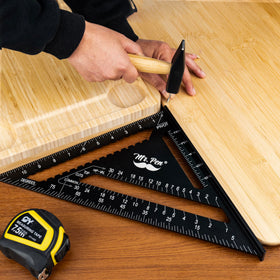 Mr. Pen rafter square is ideal for professionals and DIYers needing precise angle layouts.
