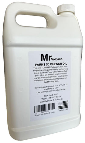 MR VOLCANO Parks 50 in action quenching steel with controlled cooling.