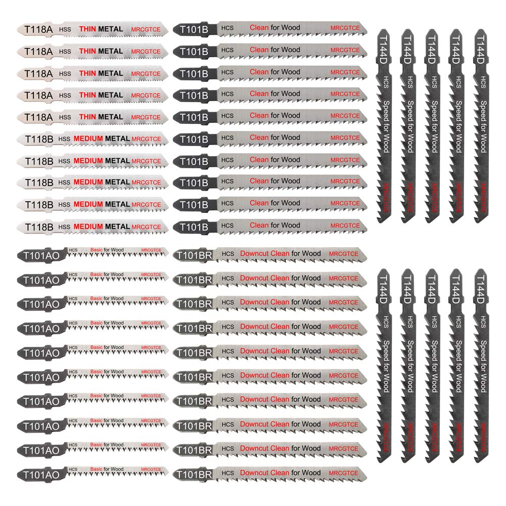 MRCGTCE 50-piece blades set stored in a rugged case for quick access.