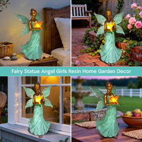 MRHEPHAESTUS patio yard decor with fairy angel