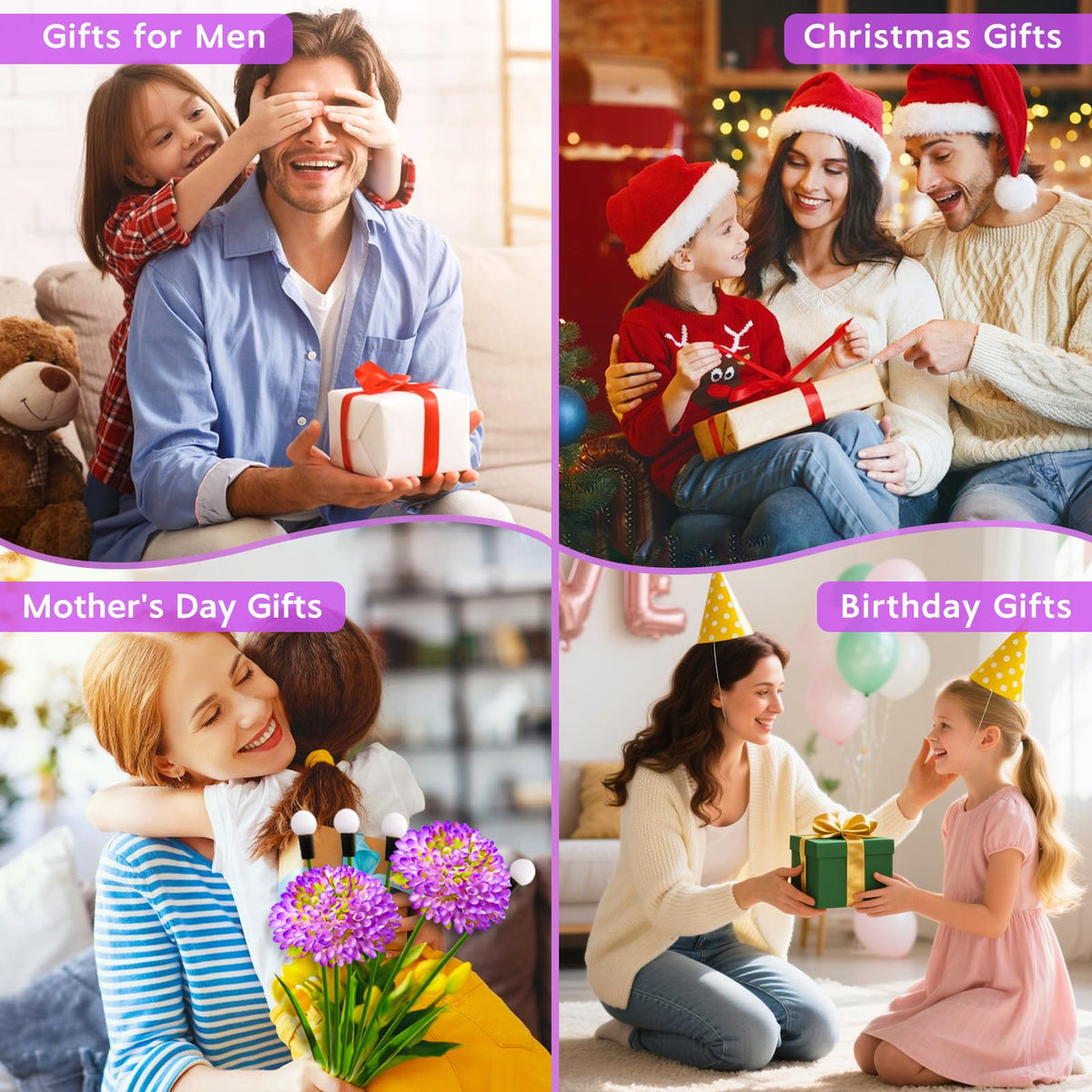 Great gift option for Mother's Day, birthdays or women who love garden ambiance.