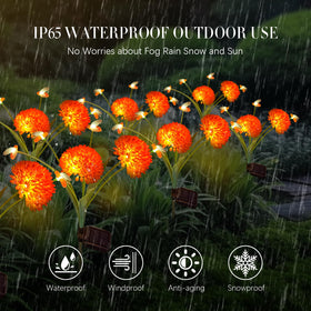 MRHEPHAESTUS outdoor lights weatherproof for year‑round patio decoration