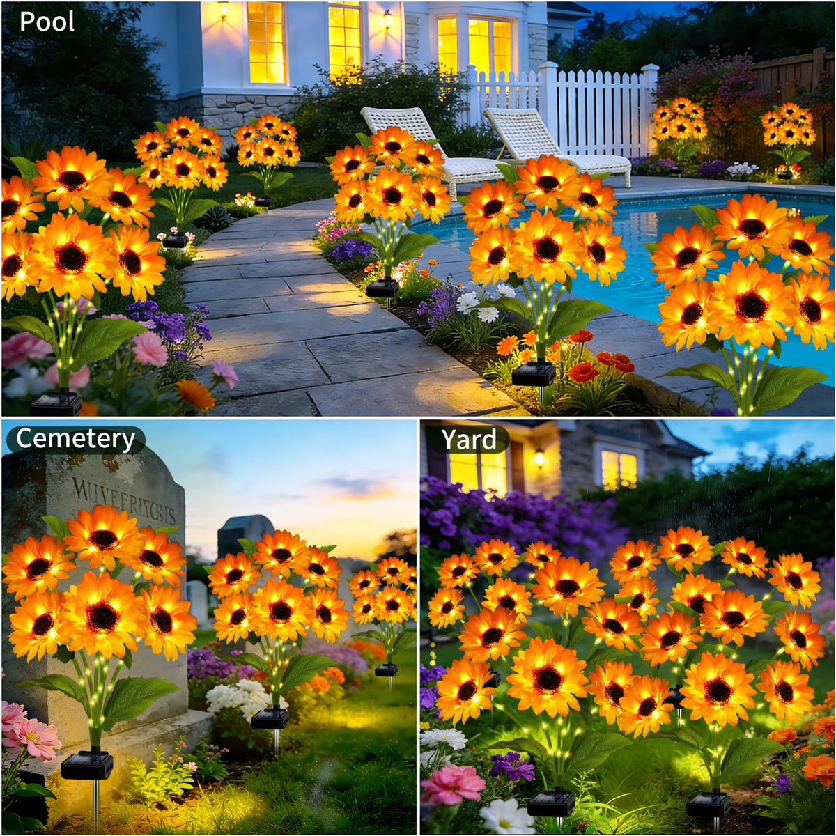 MRHEPHAESTUS simple installation makes patio and lawn decoration effortless.
