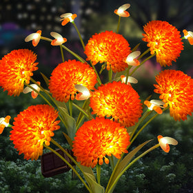 MRHEPHAESTUS solar swaying flower light adds romantic ambiance to your garden at night