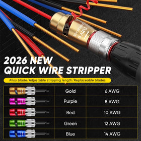 Mriykio 8-in-1 wire stripper drill connector ready for professional use