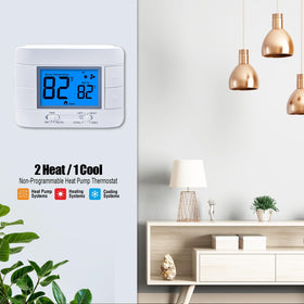 Mroinge unit displays room temperature and humidity for easy climate awareness.