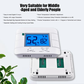 Mroinge separate heating and cooling swing for improved comfort control.