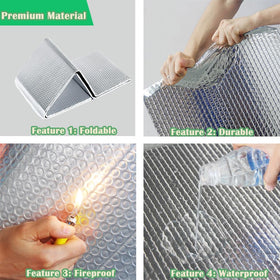 MRPAPA DIY friendly insulation uses self-adhesive pads for easy install