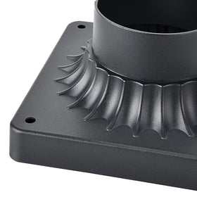 MrSconce pier mount base dimensions highlight compact 5.63 inch profile.
