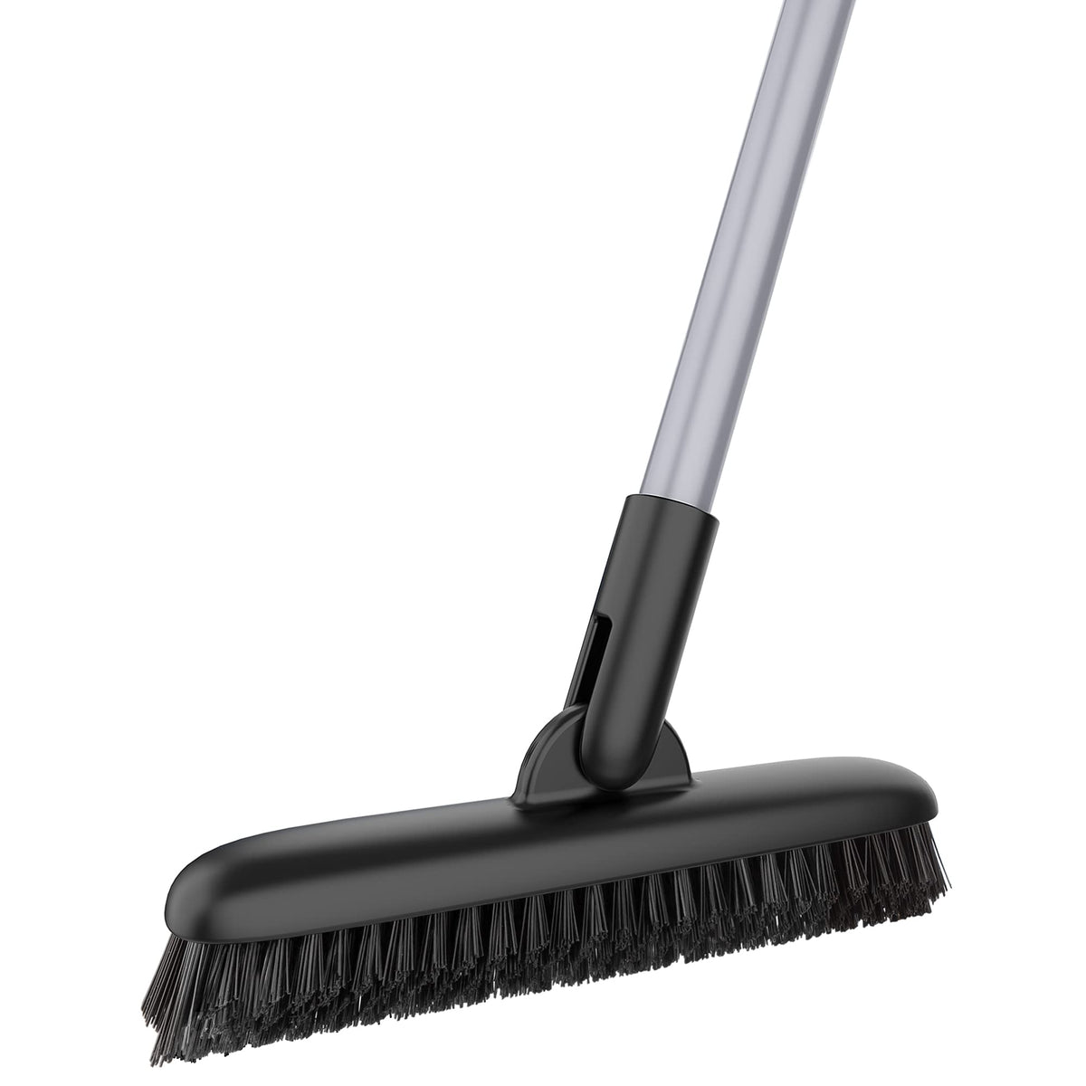 MR.SIGA heavy-duty grout brush with a 50-inch handle cleans stubborn grout lines effectively.