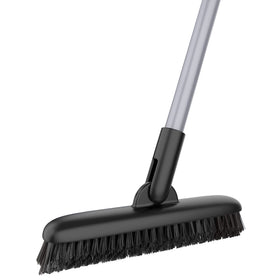 MR.SIGA heavy-duty grout brush with a 50-inch handle cleans stubborn grout lines effectively.