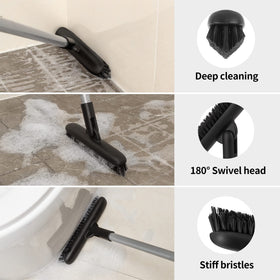 MR.SIGA swivel head enables easy access to difficult angles in showers and bathrooms.