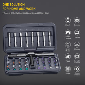 MrToNo 42-in-1 magnetic screwdriver set gift-ready packaging for DIY lovers