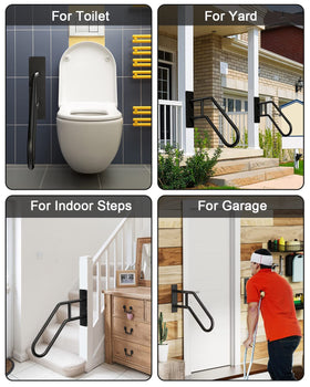 Mrupoo easy-install handrail helps quick, confident setup.