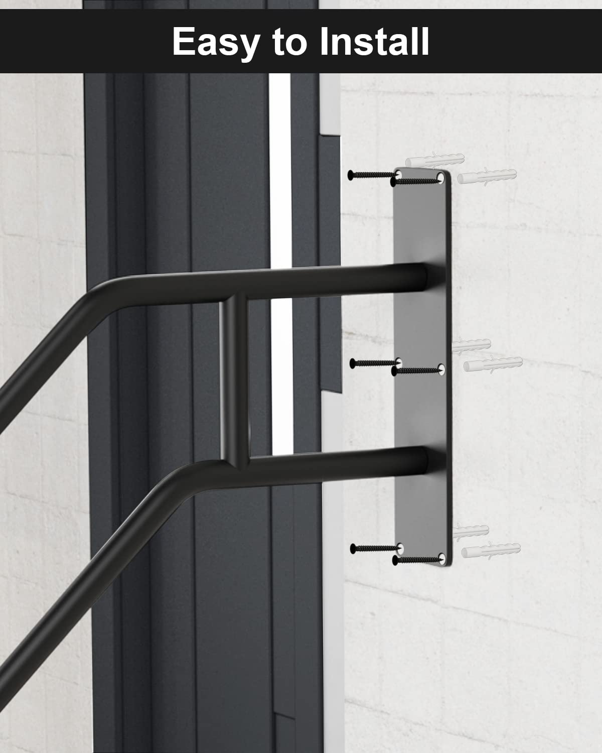 Mrupoo weather-resistant handrail stands up to wear and the elements.