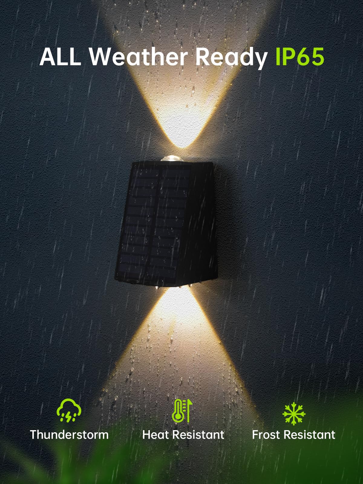 Mrzxy solar panel charges efficiently to extend night runtime.