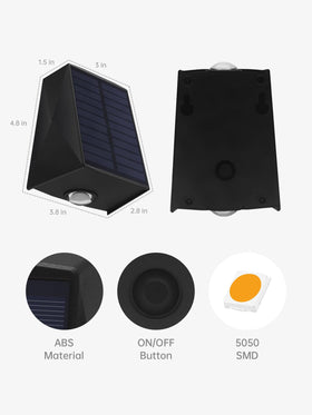 Mrzxy two-pack provides balanced exterior illumination.