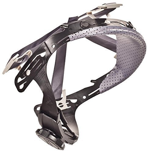 MSA Fas-Trac III easy-glove adjustment enables quick fitting.