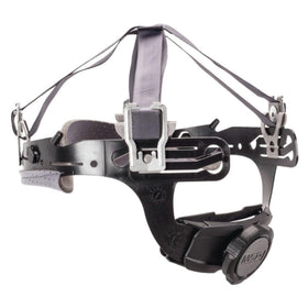 MSA Fas-Trac III replacement suspension with 4-point attachment provides secure, comfortable helmet support.