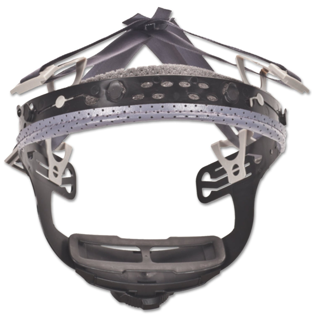 MSA Fas-Trac III replacement suspension side view shows easy grip ratchet for gloves