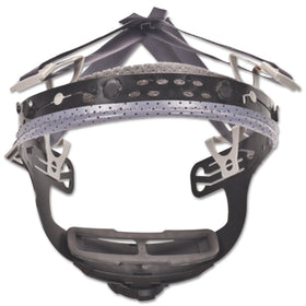 MSA Fas-Trac III replacement suspension side view shows easy grip ratchet for gloves