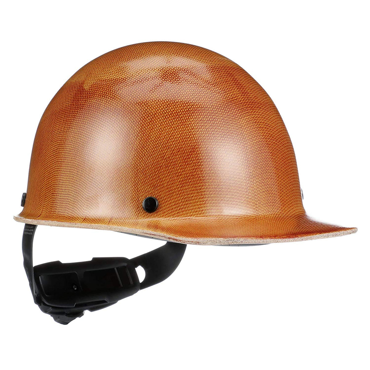 MSA Skullgard cap front view shows a durable phenolic shell for rugged work environments.