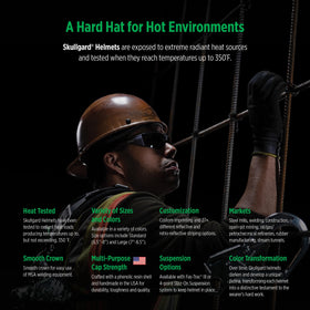 MSA Skullgard phenolic shell cap optimized for welding tasks